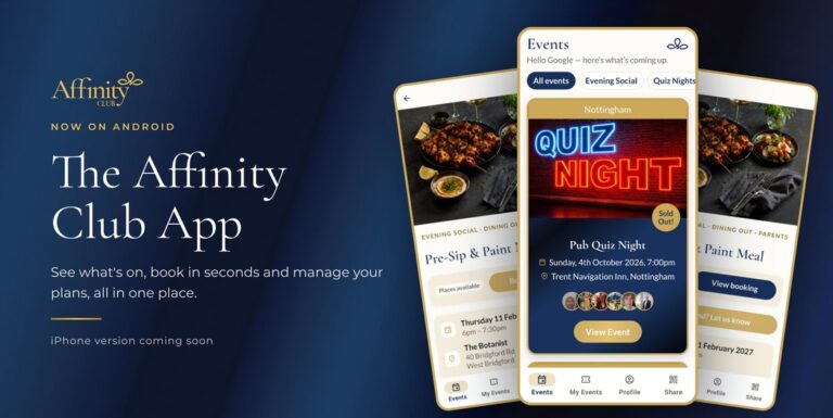 affinity-app for socials in nottingham