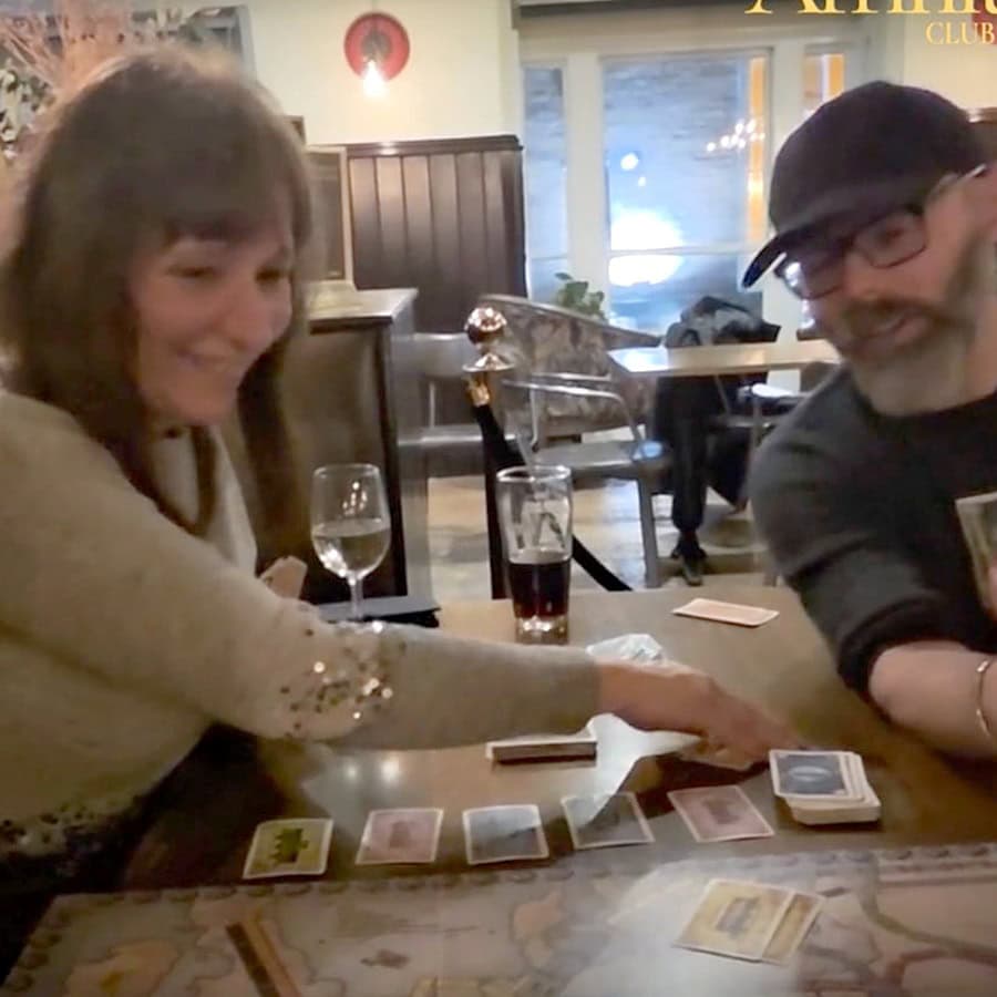 Members playing board games at an Affinity Club games night in Nottingham